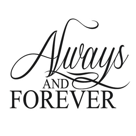 always and forever traduction.